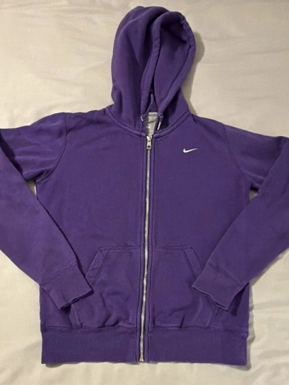 Nike Women's Purple Small Zip Up Jacket Small